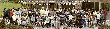 Carter-Mosely Family Re-union Picture